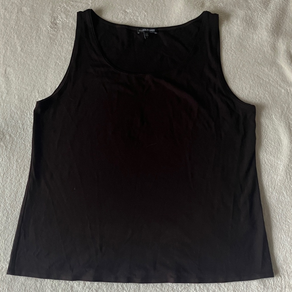 Eileen Fisher Elegant Black Tank Top